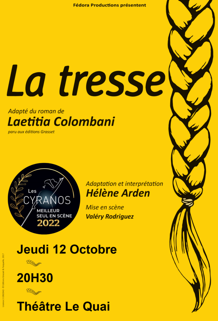 Jeudi 12 octobre 20H30